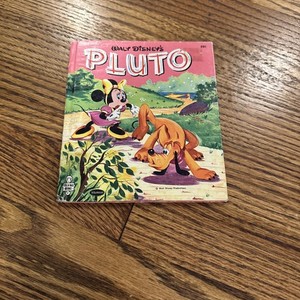 Walt Disney 1964 Book PLUTO Mickey Mouse Minnie Mouse Whitman Tell A Tale 2512