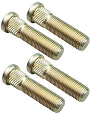 AUGREX 4 Pcs Golf Lug Wheel Stud Bolts Fit for Club Car DS Gas 3/8 in, Silver