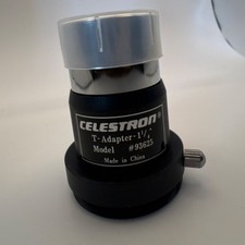 Celestron Camera/T-Adapter 1.25 in Black Model 93625 Universal Compatible Series