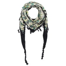 Mouth Cover Triangle Scarf Floral Pattern 1 B...