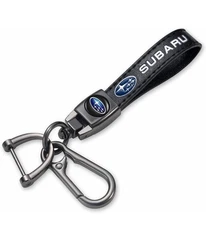 C-7. Genuine Leather Car Keychain for Subaru Ascent BRZ Crosstrek Forester Impre