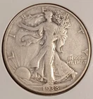 1938 D Walking Liberty Half Dollar