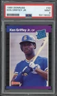 1989 Donruss Ken Griffey Jr. Rookie RC #33 PSA 9 Mint HOF Seattle Mariners