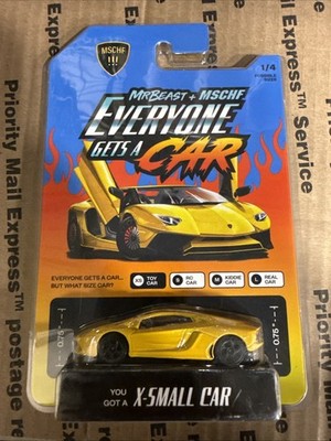 MSCHF x MrBeast ''Everyone Gets a Car'' XS Lamborghini Toy