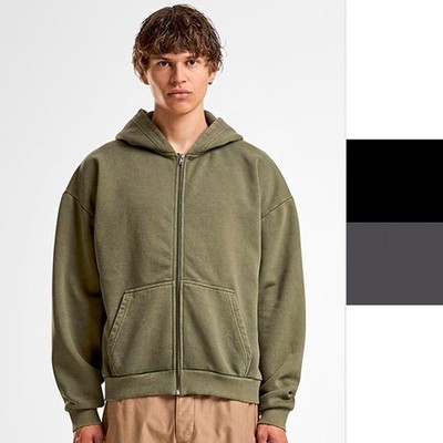 Build Your Brand Vintage Heavy Zip Hoodie BY295 Herren Sweatjacke NEU