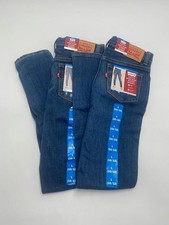 Levi Girl's High Rise Super Skinny Stretch Adjustable Waist Jeans 10/12 Lot 2