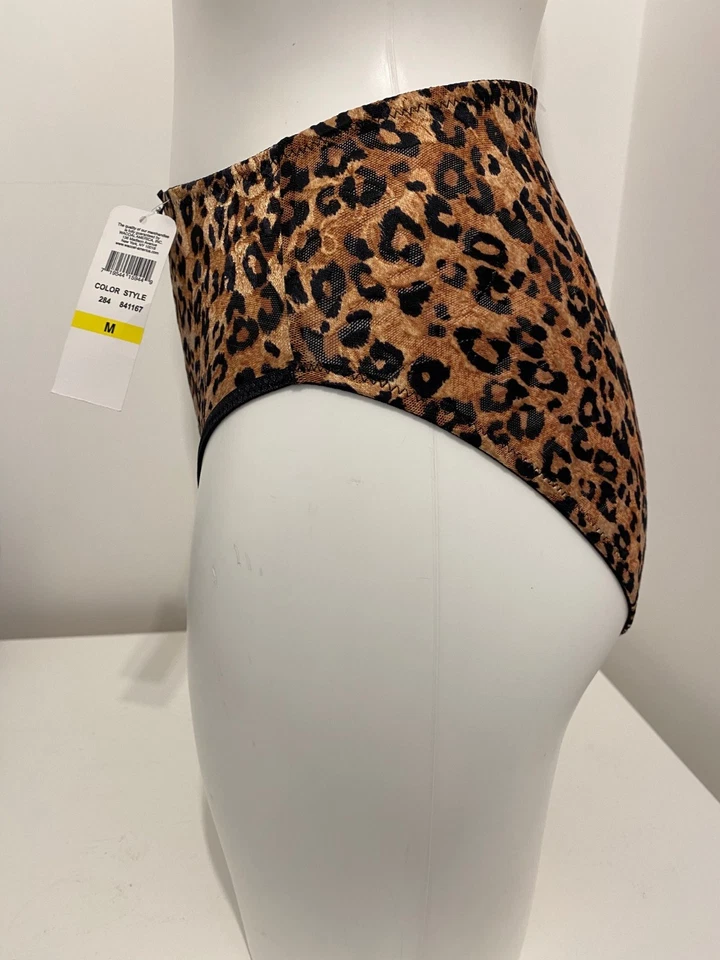 Calzoncillos vintage Wacoal estampado animal 12-14 marrón negro bragas pantalones ropa interior Foto 4 de 4