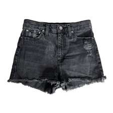 Urban Outfitters BDG Distressed Girlfriend High Rise Jean Shorts Women's 25