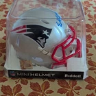 Riddell NFL Rookie Eli Raridon #82  Signed Mini Helmet  leaf authenticicated