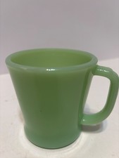 Fire King Oven Ware Original No 27 Jadite D mug Made in USA #2