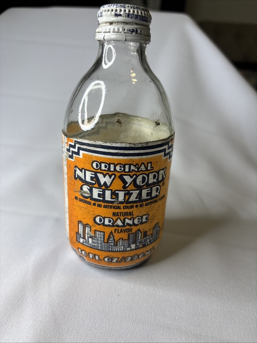 80s New York Seltzer Orange Bottle | eBay