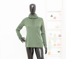 Devold 100% Merino Wool Top High Neck Long Sleeve Thermo Base Layer Forest XS