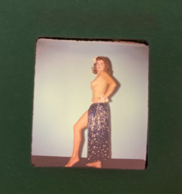 Stereo 3D 1950's Slide Woman Model Rare Old Vintage Realist 12243 S411
