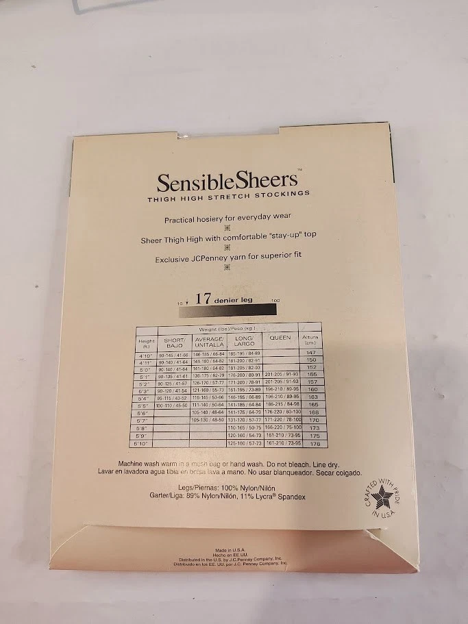 Lote Medias Worthington Sensibles Transparentes Hasta el Muslo Gala Talla Promedio Foto 3 de 4