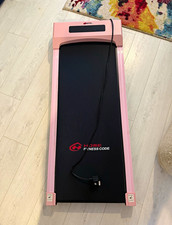 Home Fitness Code Electric Walking Pad Treadmill Remote, LED Display Pink/Black