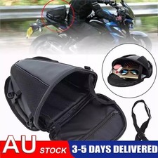 Motorcycle Tail Bag Waterproof Luggage Bag Seat Bag Motorbike Saddle Bags Black