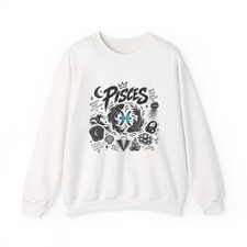 Pisces Zodiac Illustration Sweatshirt