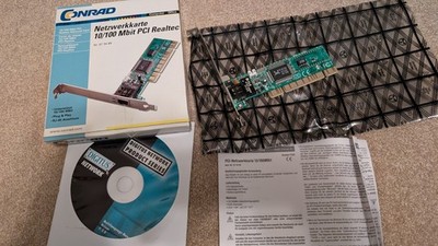 Netzwerkkarte | Conrad | Fast Ethernet 10/100 Mbit | PCI Realtec