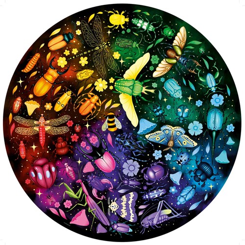 500 Teile Ravensburger Puzzle rund Circle of Colors Insekten 12000820 - Bild 3 von 5