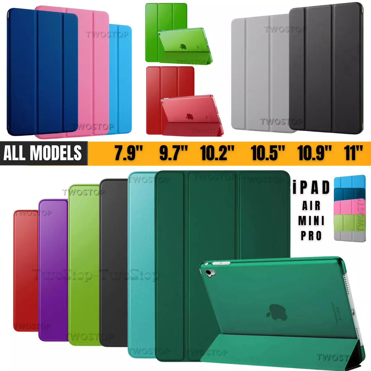  ProCase iPad Air 5/Air 4 Case Bundle with 4-Way