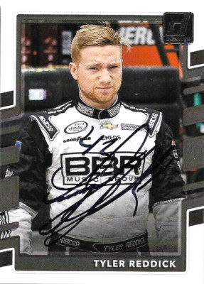 Tyler Reddick signed auto 2018 Donruss card #77 NASCAR STAR@@2 | eBay