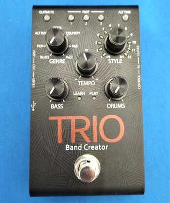 DigiTech TRIO Band Creator guitar effector Used with Box Japan Black TRIO-V-01