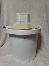 Rival Ice Cream Freezer/Maker-Model #8401-White - 4 Quart MOTOR TESTED /WORKING 