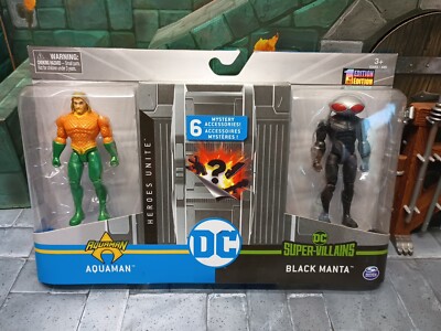 DC Heroes Unite 2020 Aquaman Figura De Acción De 4 Pulgadas Por Spin Master