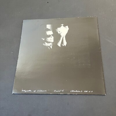 David J (Bauhaus) - Etiquette Of Violence 1983 Lyric Inner Sleeve