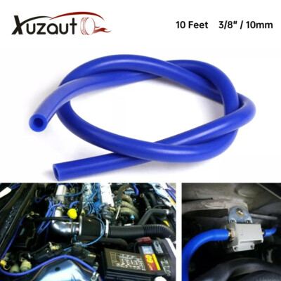 10Feet ID: 3/8'' / 10mm Silicone Vacuum Hose Tube High Performance Blue Universal
