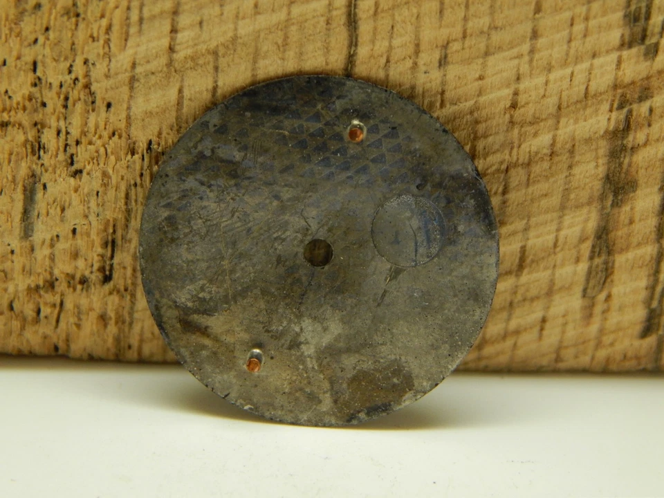 Винтажные часы циферблат серебряные стрелки маркеры 23,8 мм Mido Powerwind мультипорт черный - Изображение 4 из 4