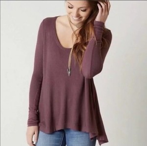 Free People We The Free Malibu Thermal Top Small Boho Anthropologie Comfy Fall Ebay