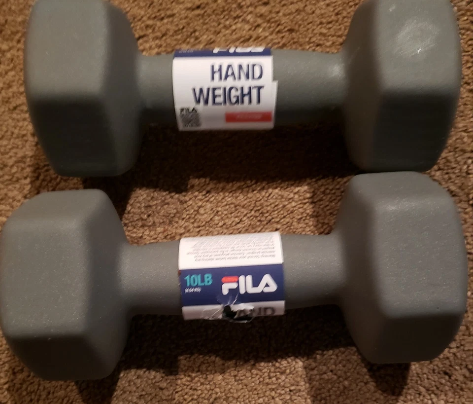 Equipo deportivo - Juego de pesas con mancuernas de 10 libras Foto 2 de 2