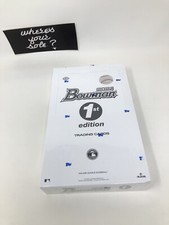 2021 Bowman Baseball 1st Edition First Topps Sealed Unopened Box 24 pack tear