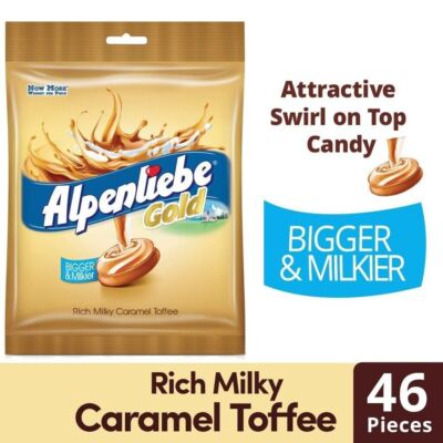 Caramel Candy Alpenliebe Gold 156 g (40 Pieces)