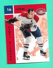 (1) HENRI RICHARD 1995-96 PARKHURST RETRO # 58 CANADIENS NM-MT CARD (F0176)  