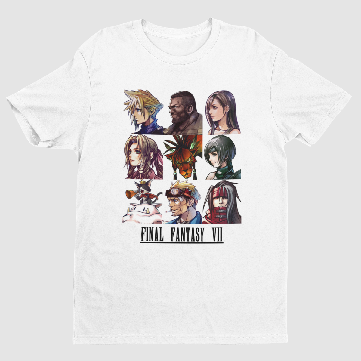 Final Fantasy VII Characters Key Art Premium Unisex T-shirt Tetsuya  Nomura Art
