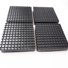Rubber lift pad set DANNMAR 2 post square slip on style 17108189 set of 4