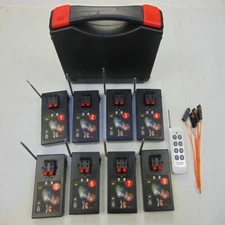 BILUSOCN AM01R 8 Cues Cold Fire remote-fireworks firing system wedding,Bar party