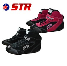 STR Oval Race Boots Meets SFI 3.3/5 Spec Racing / Rally / Fire Retardant - Adult