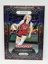KARLIE SAMUELSON 2024 Panini Prizm Monopoly WNBA RED BLACK ICONS #33 Mystics