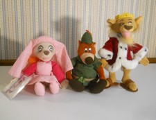Vintage Disney Store Robin Hood plush bean bags Lot of 3        AAD