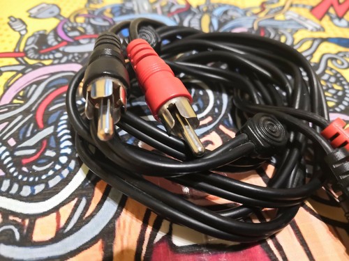 (143) Cable Audio, 1mtr, rca macho a rca macho