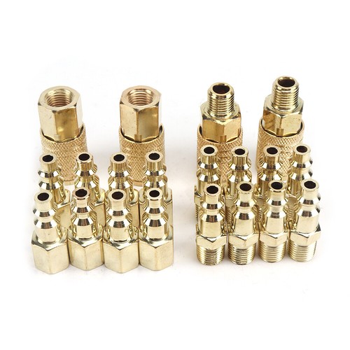 2/4/8 Stück Schnellkupplung Luftschlauch Armaturen 1/4" NPT Verbinder Zubehör Werkzeuge - Bild 1 von 8