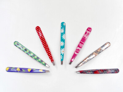 Pinzette Rostfrei Stainless FOCUS Italy Design Tweezer Premium Haar Zupfpinzette