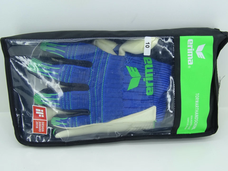 Erima Flexinator Ultra Knit Goalkeeper Gloves Soccer 7221801 Size 10 - Image 2 of 4
