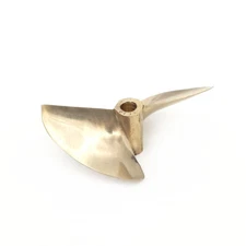 RC Boat Propeller P1.6 67mm 6.35mm 1/4" 2-blades Copper Prop for RC Speed Boat