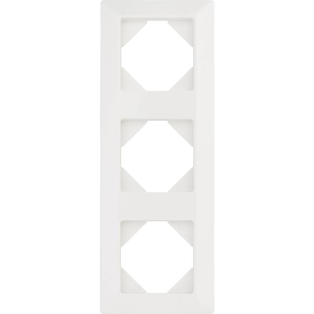 REV 3 scomparti Telaio di copertura Bianco 0236830104