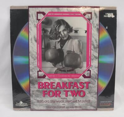 BREAKFAST FOR TWO LaserDisc LD Movie Barbara Stanwyck Factory SEALED NEW