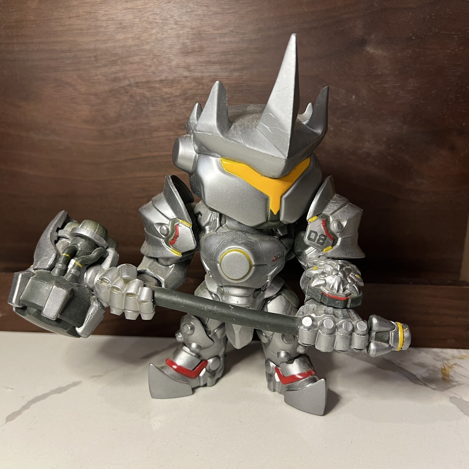 Sale Funko Pop! Vinyl Super 6-Inch Overwatch Reinhardt #178 Vaulted Loose Oob No Box